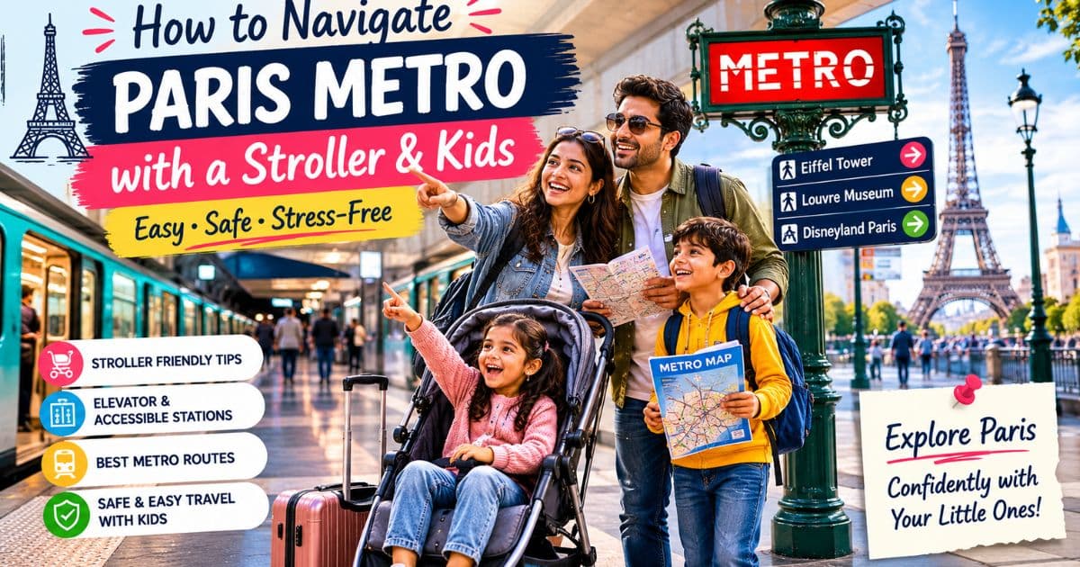 Paris Metro with a stroller