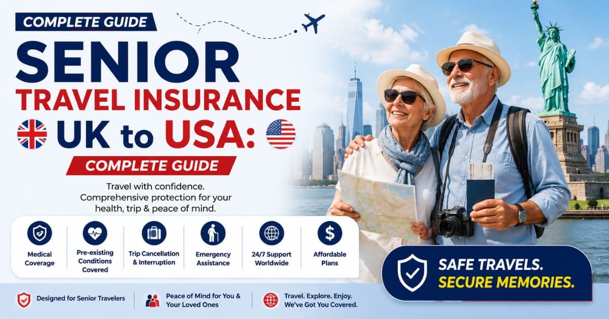 Senior Travel Insurance UK to USA