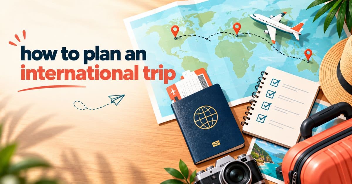 how to plan an international trip