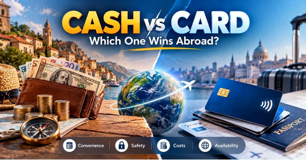 cash or card abroad
