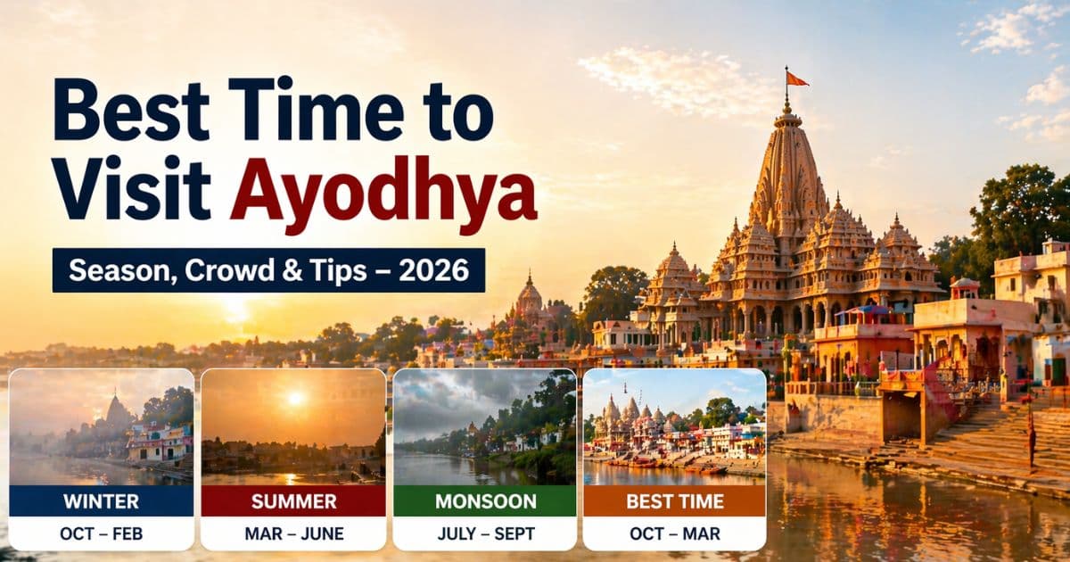 Best Time to Visit Ayodhya Ram Mandir – Season, Crowd and Tips 2026