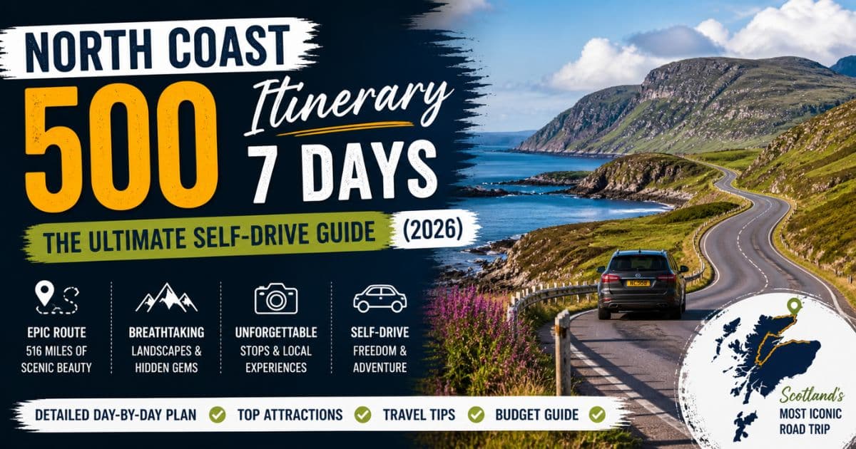 North Coast 500 Itinerary 7 Days – Ultimate Scotland Road Trip Guide (2026)