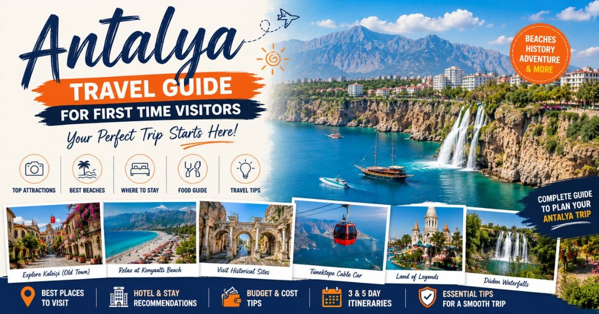 Antalya Travel Guide for First Time Visitors – Complete Turkey Trip Guide