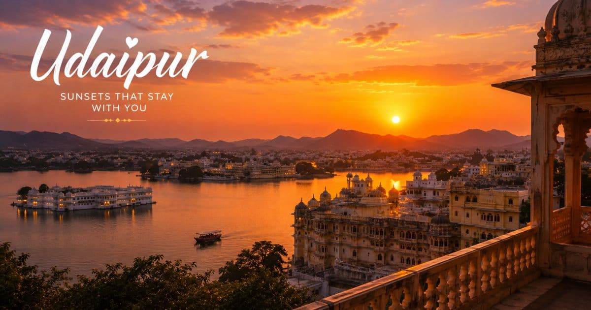 best sunset points in Udaipur