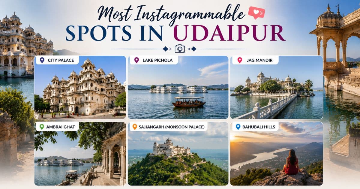 Instagrammable spots in Udaipur