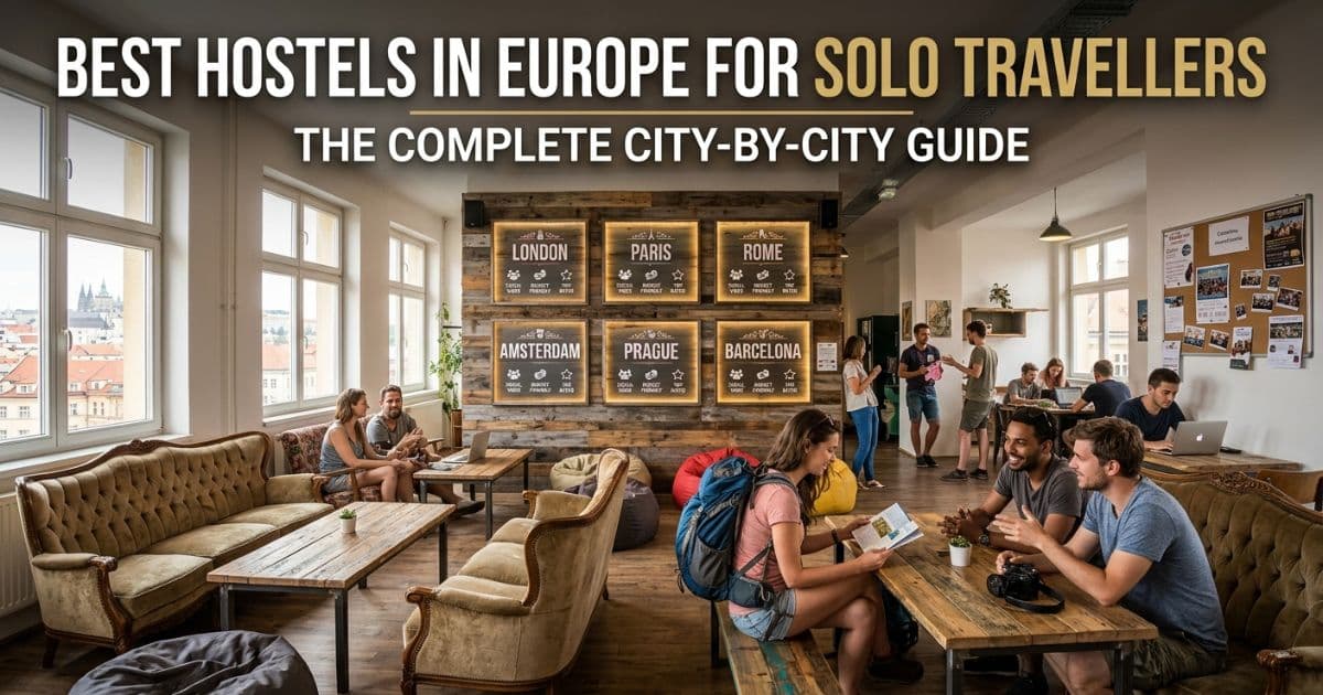Best Hostels in Europe for Solo Travellers
