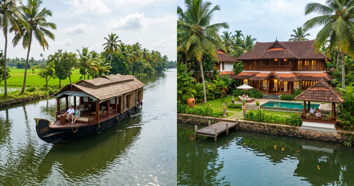 Kerala Backwaters: Houseboat vs. Heritage Resort Showdown