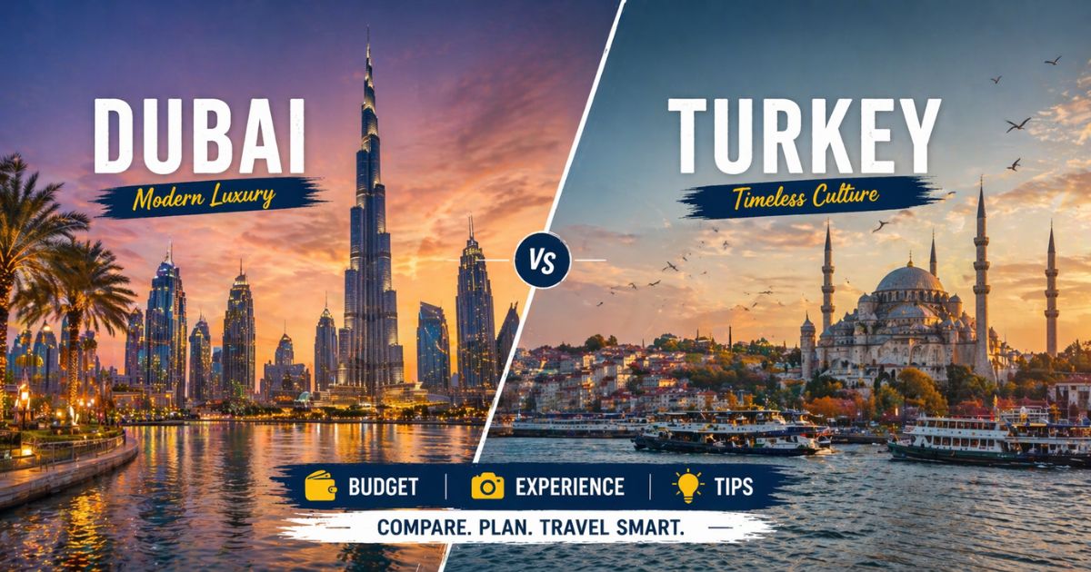 Dubai vs Turkey: Which Destination Should You Choose in 2026?